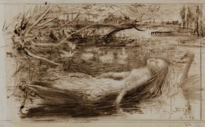 シャロットの貴婦人 作： John Everett Millais